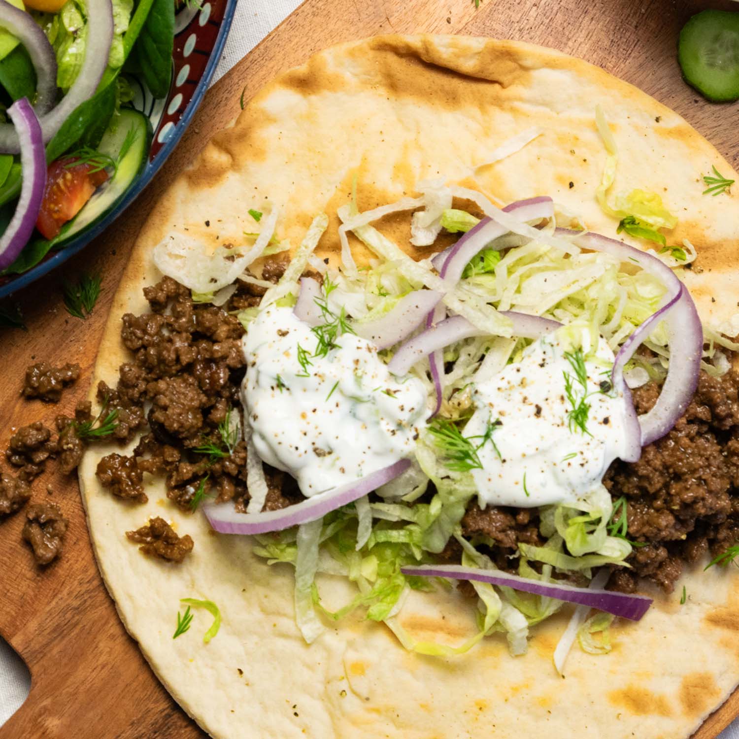 Pita Carrier & Dippers